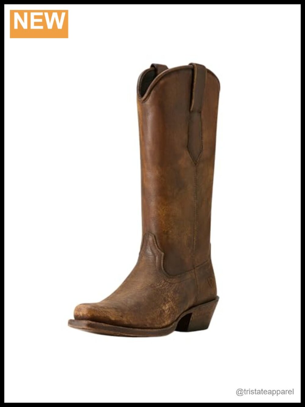 Ariat Women's Yellowstone Stockman Leather Western Mid-Calf Boots 13"